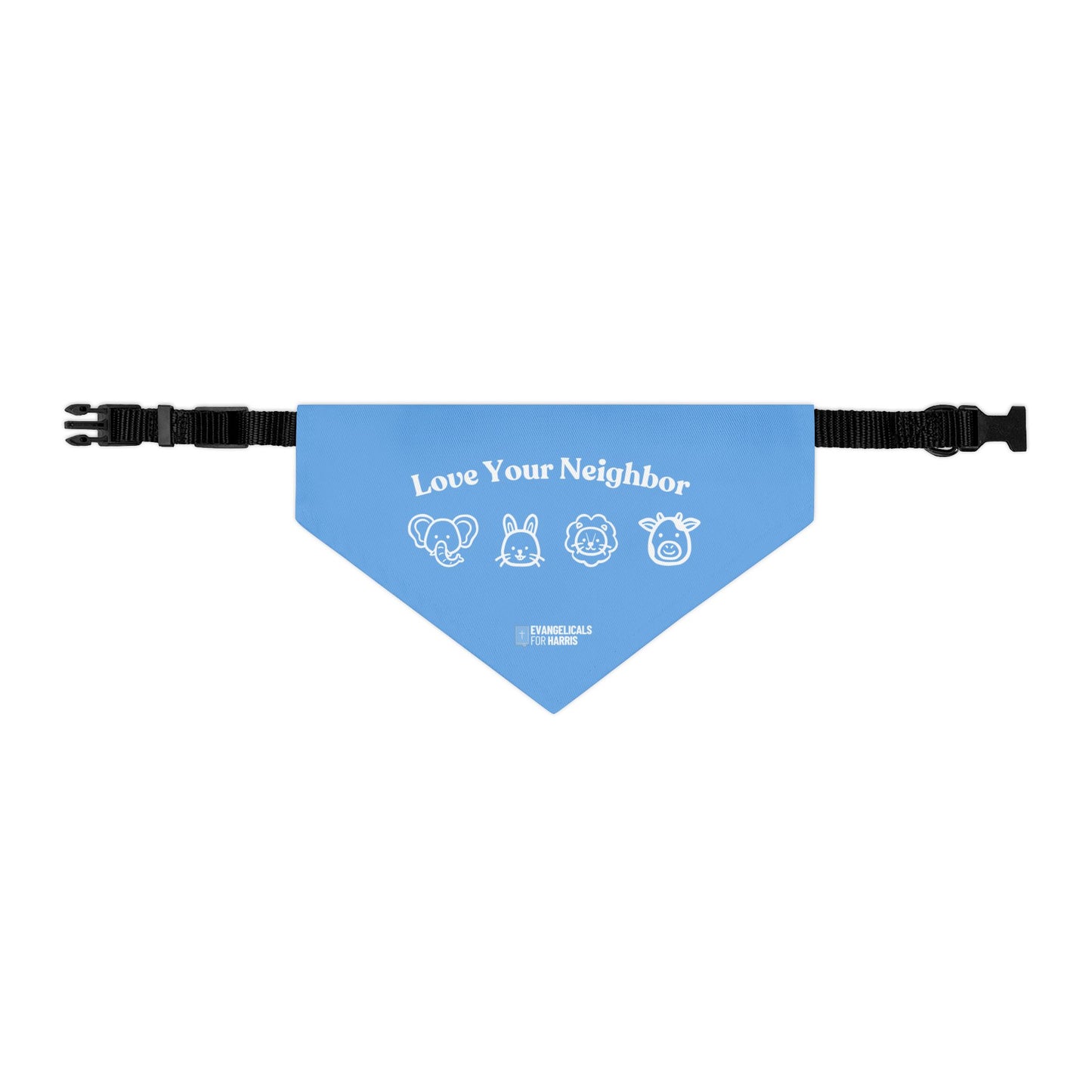 Love Your Neighbor Pet Bandana Collar