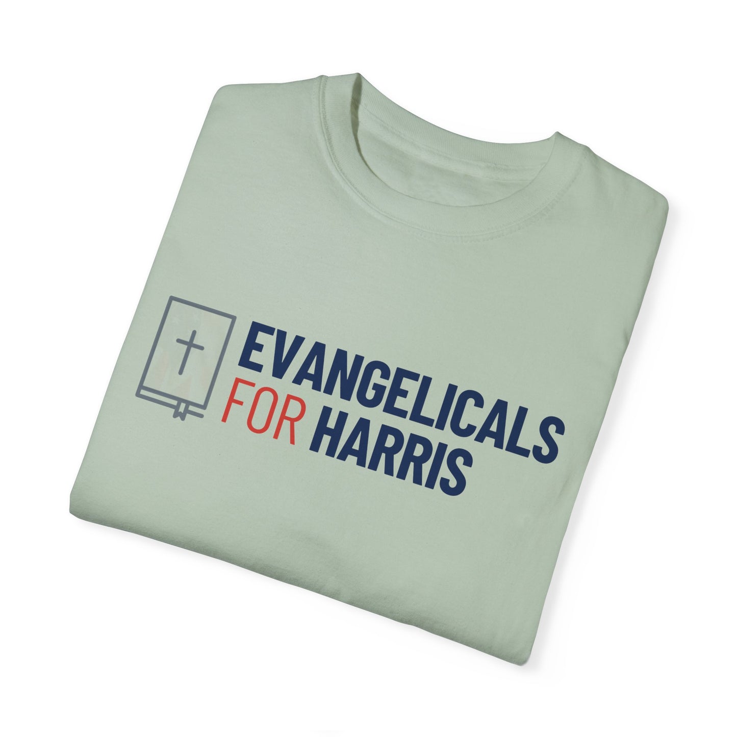 Evangelicals For Harris Logo Garment-Dyed T-Shirt