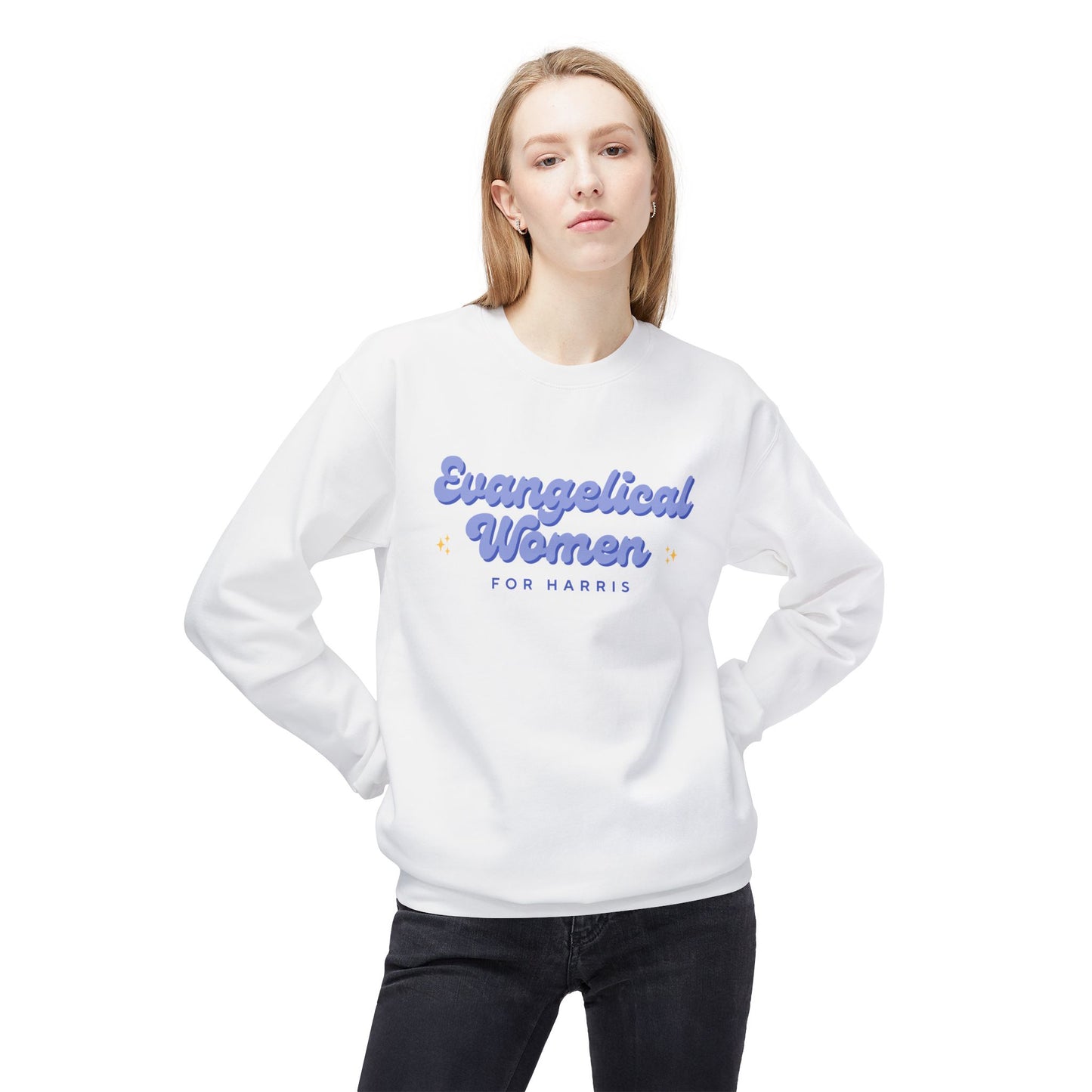 Evangelical Women For Harris Crewneck Sweatshirt