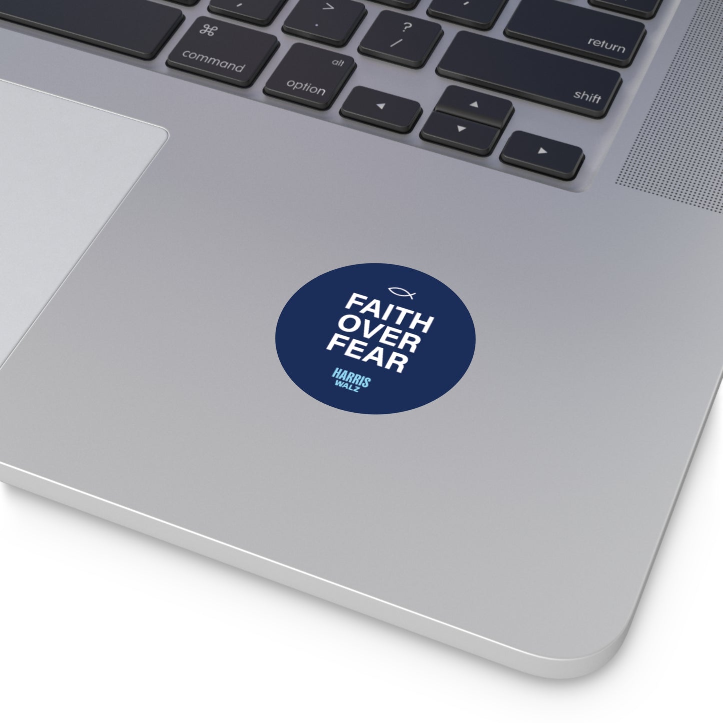 Faith Over Fear Round Sticker