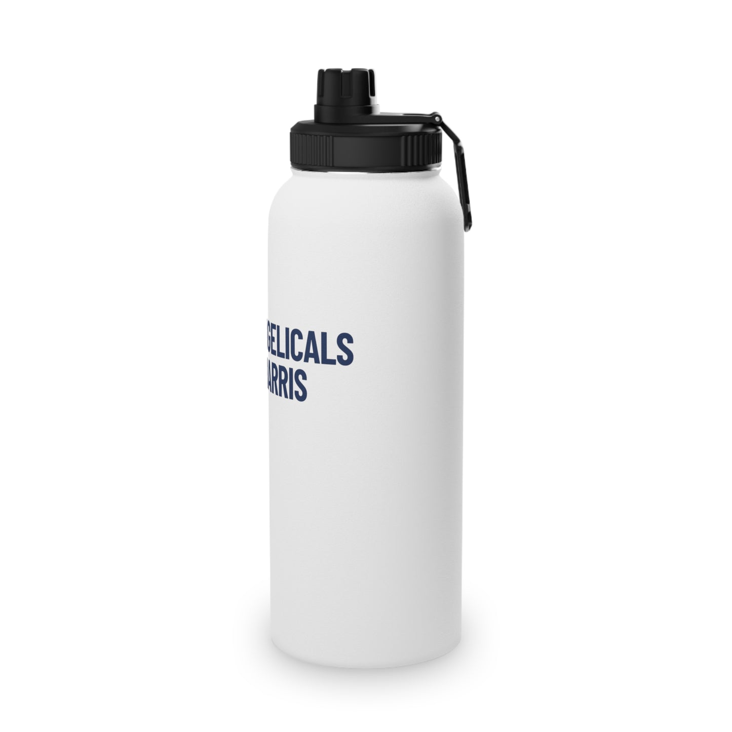 Evangelicals For Harris Steel Water Bottle (Sports Lid)