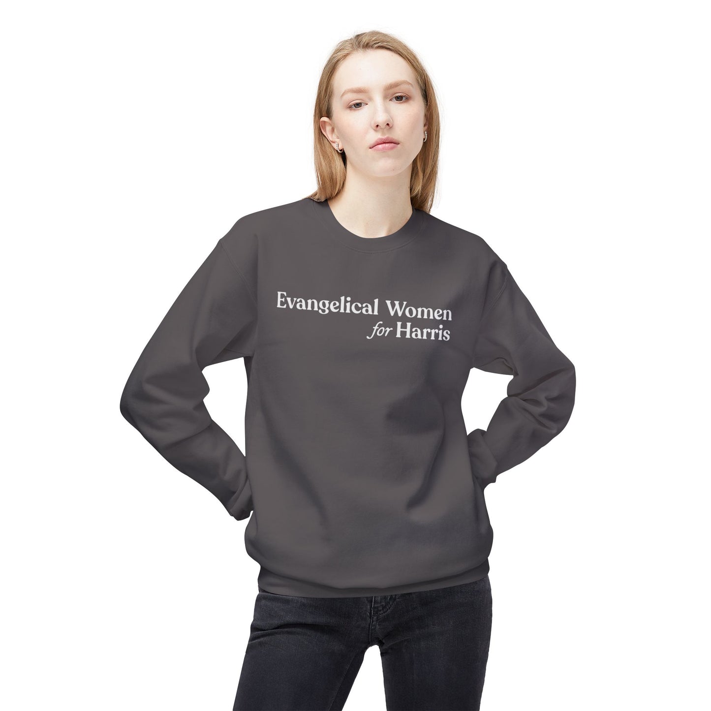 Evangelical Women For Harris Crewneck Sweatshirt