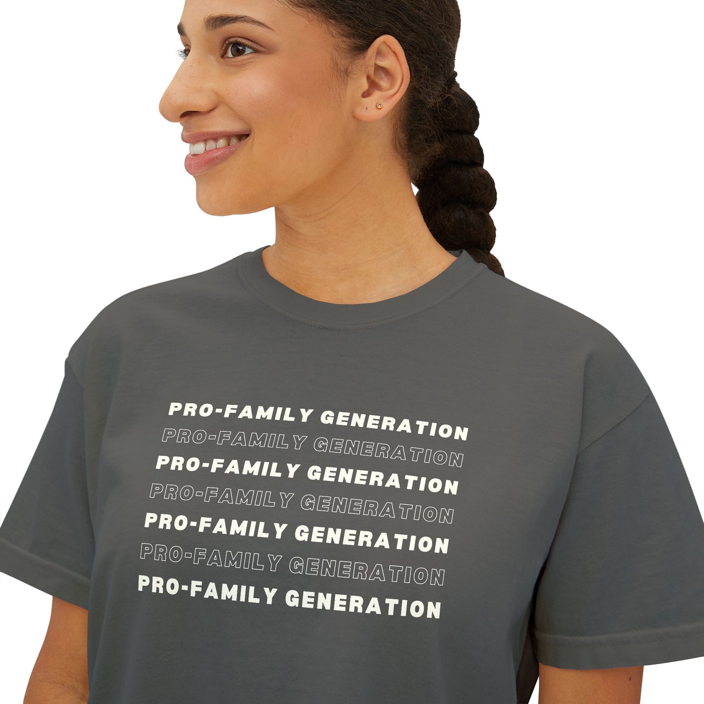 Pro-Family Generation Boxy Tee