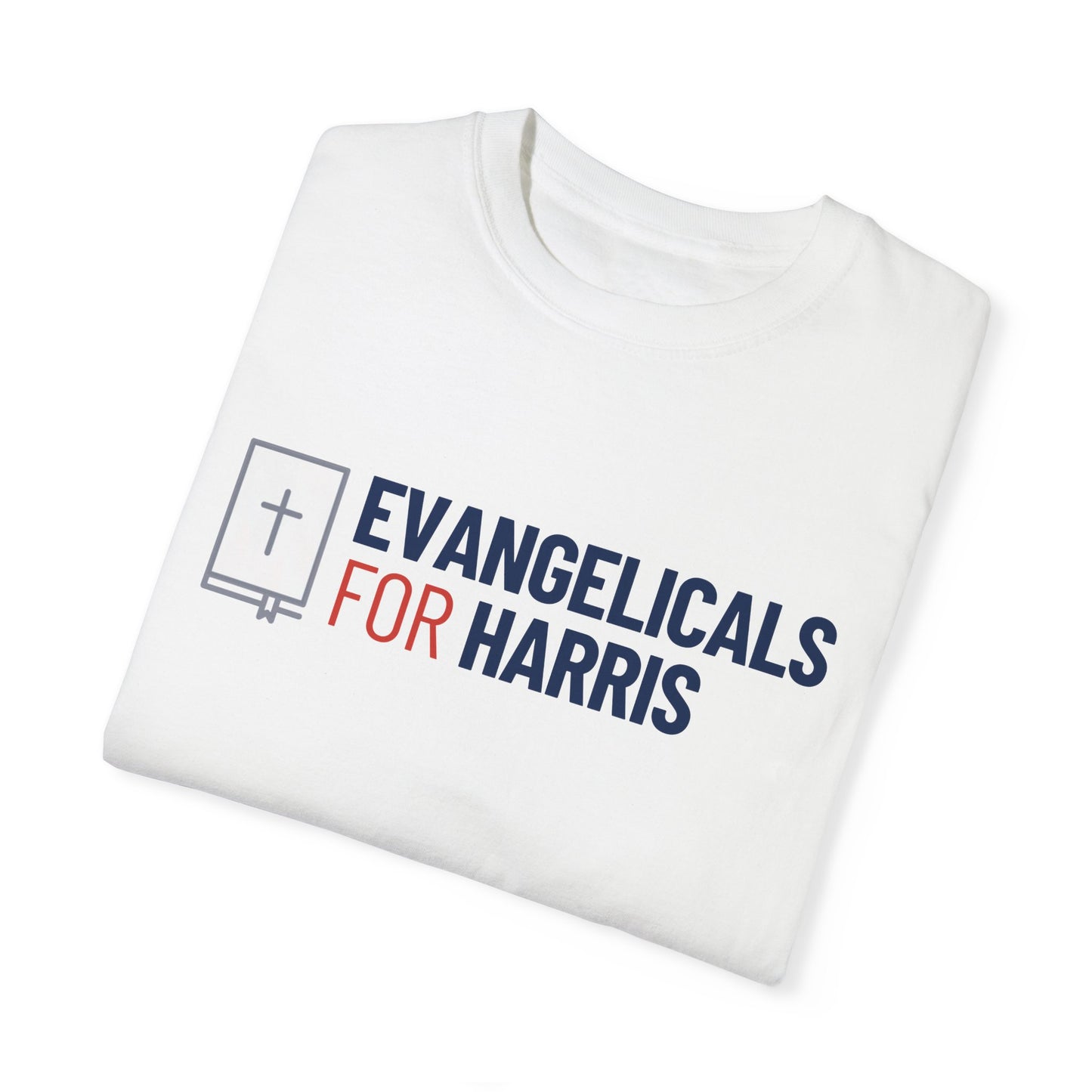 Evangelicals For Harris Logo Garment-Dyed T-Shirt