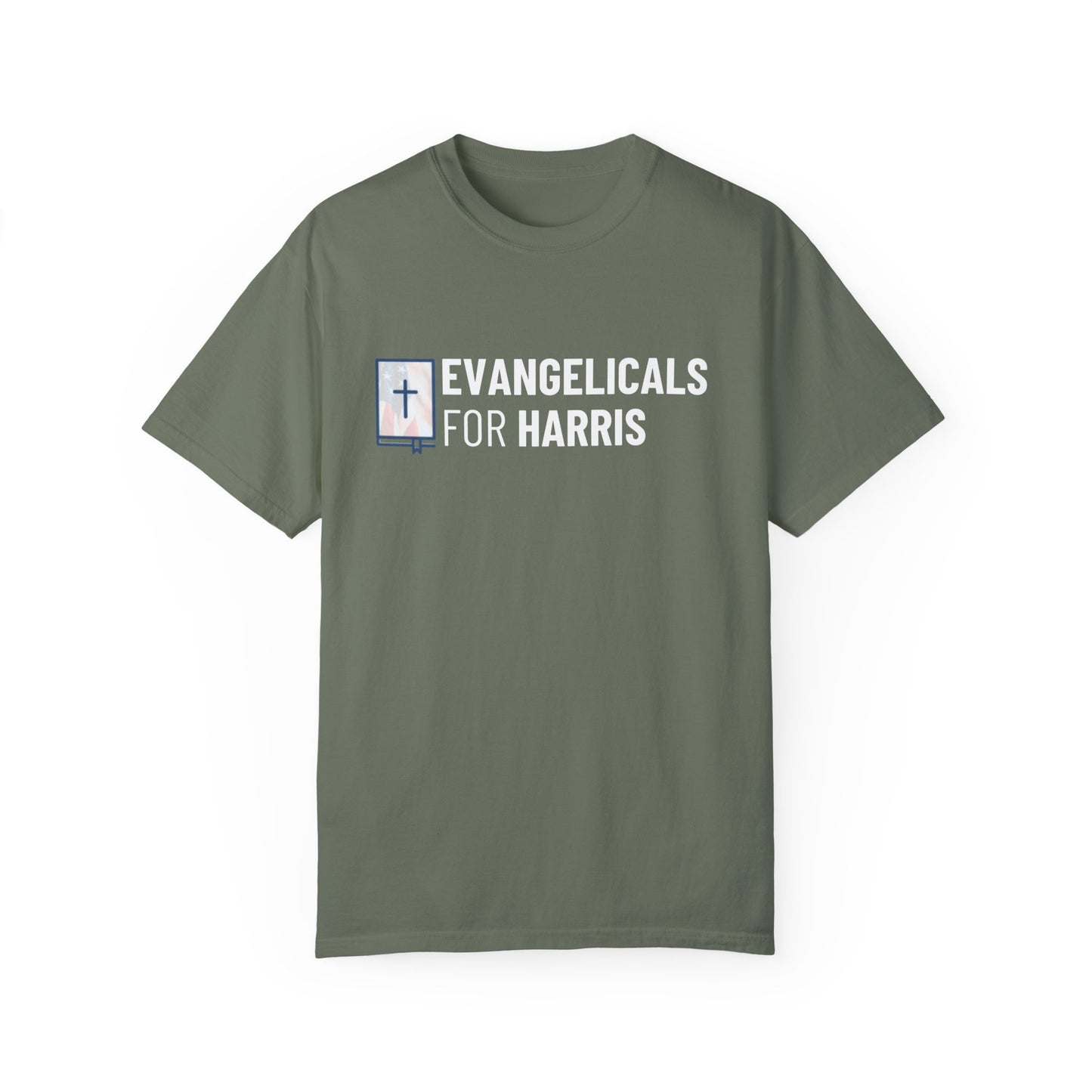 Evangelicals For Harris Logo Garment-Dyed T-Shirt