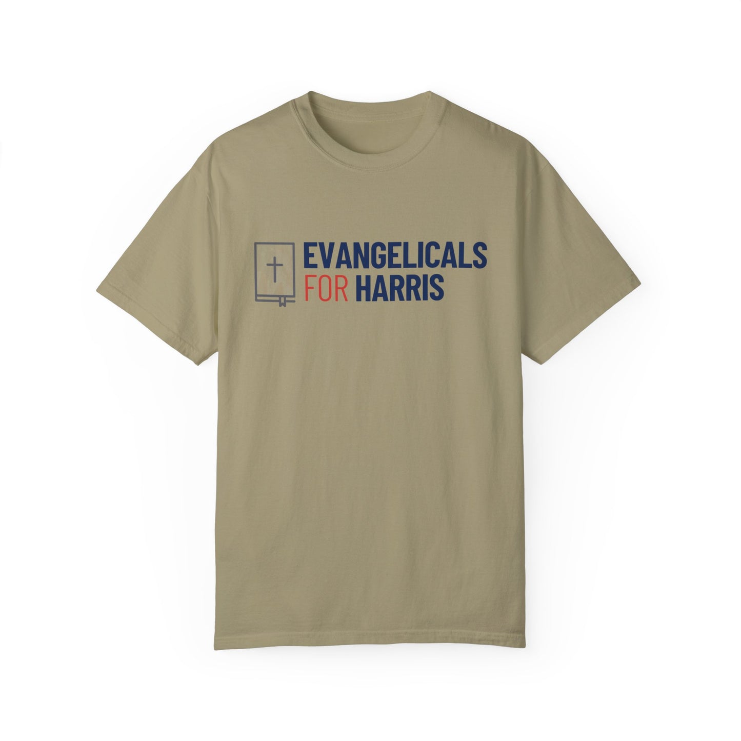 Evangelicals For Harris Logo Garment-Dyed T-Shirt