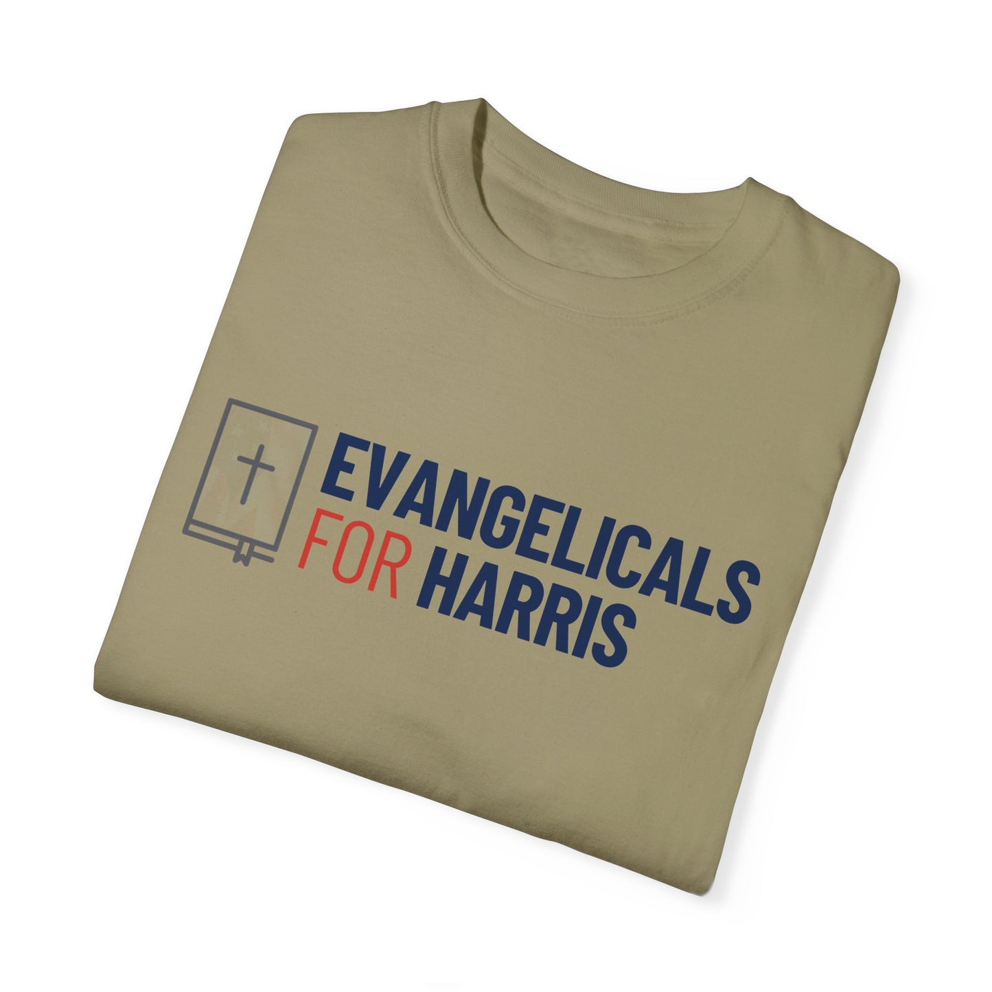 Evangelicals For Harris Logo Garment-Dyed T-Shirt