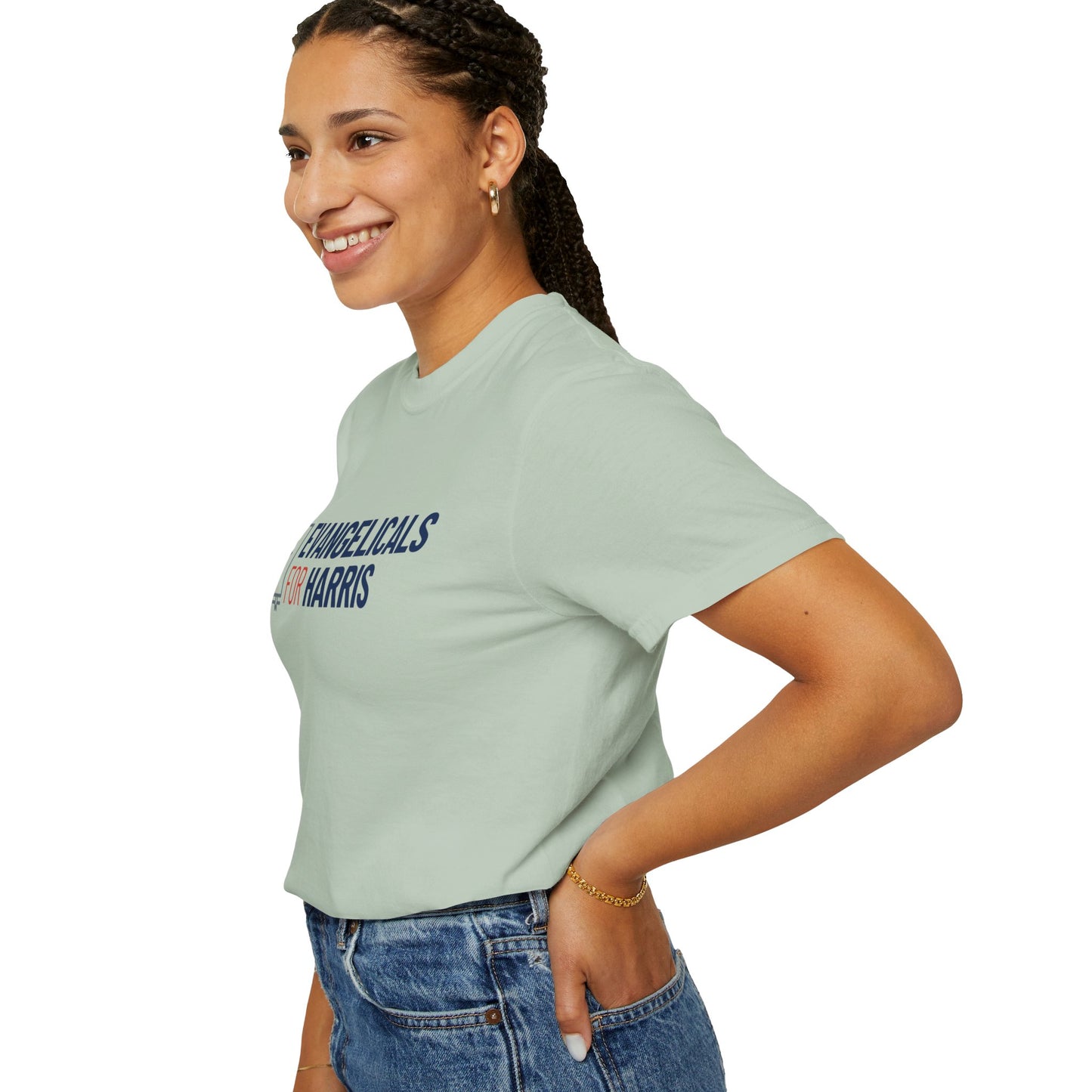 Evangelicals For Harris Logo Garment-Dyed T-Shirt