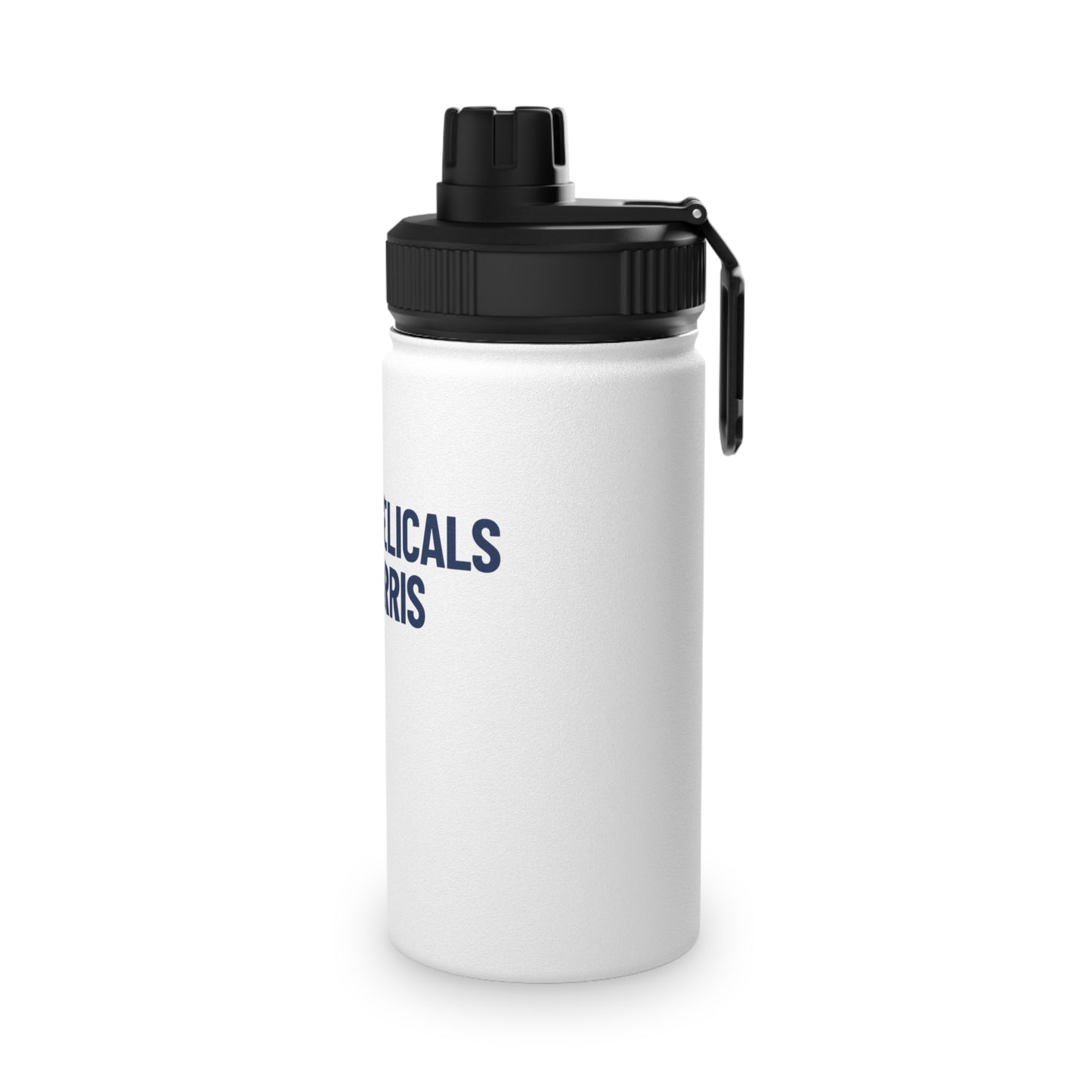 Evangelicals For Harris Steel Water Bottle (Sports Lid)