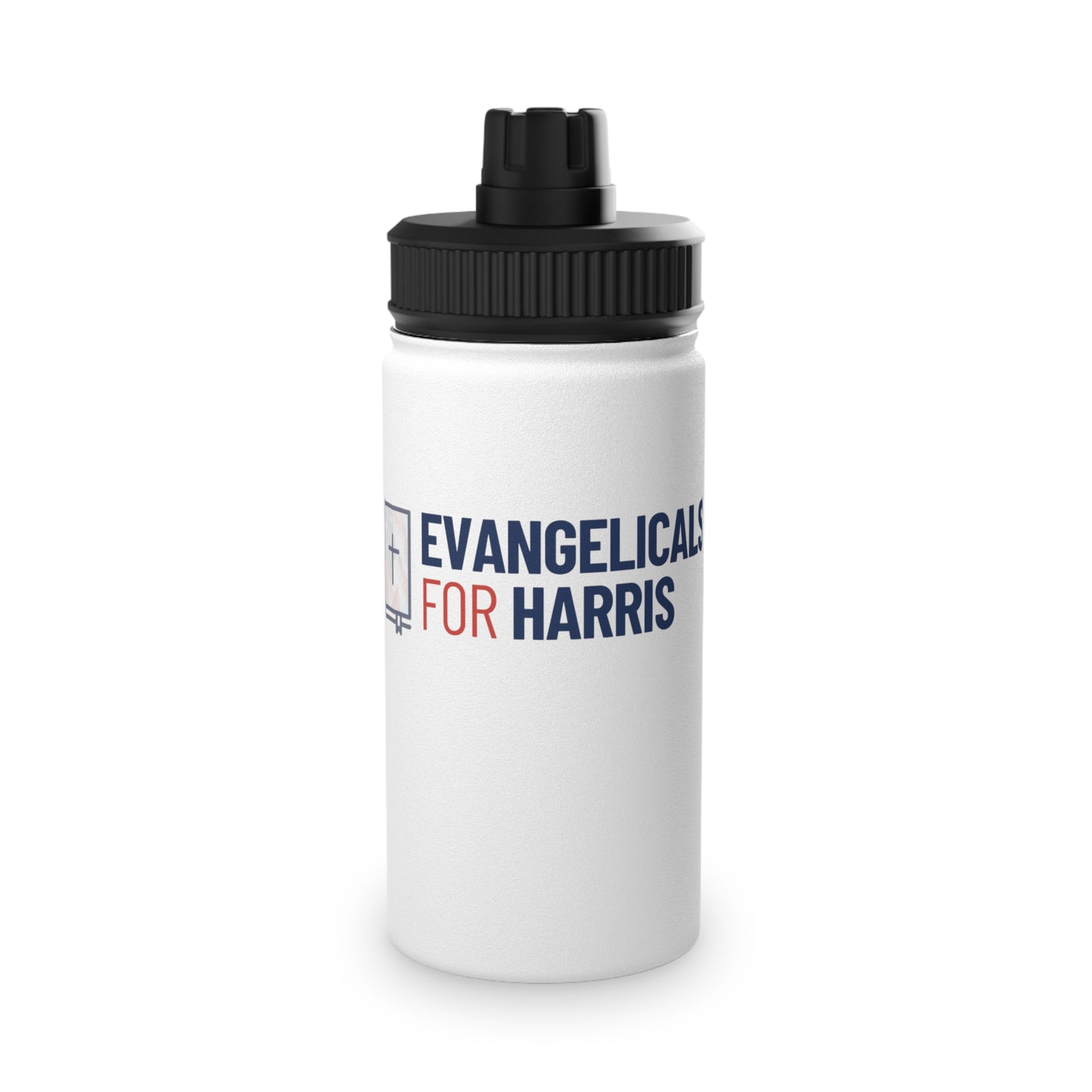 Evangelicals For Harris Steel Water Bottle (Sports Lid)