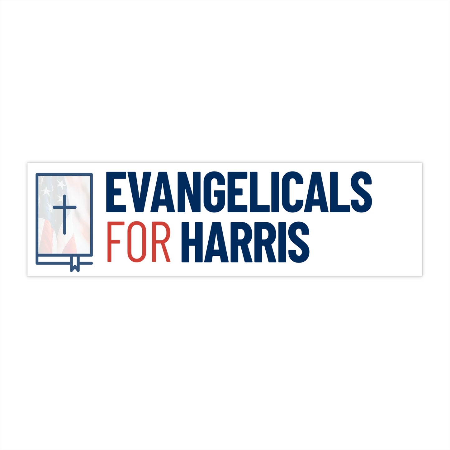 Evangelicals For Harris Bumper Sticker