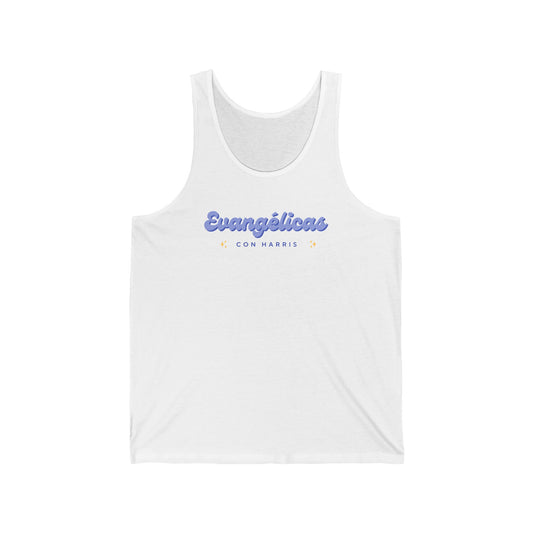 Evangélicas Con Harris Unisex Jersey Tank