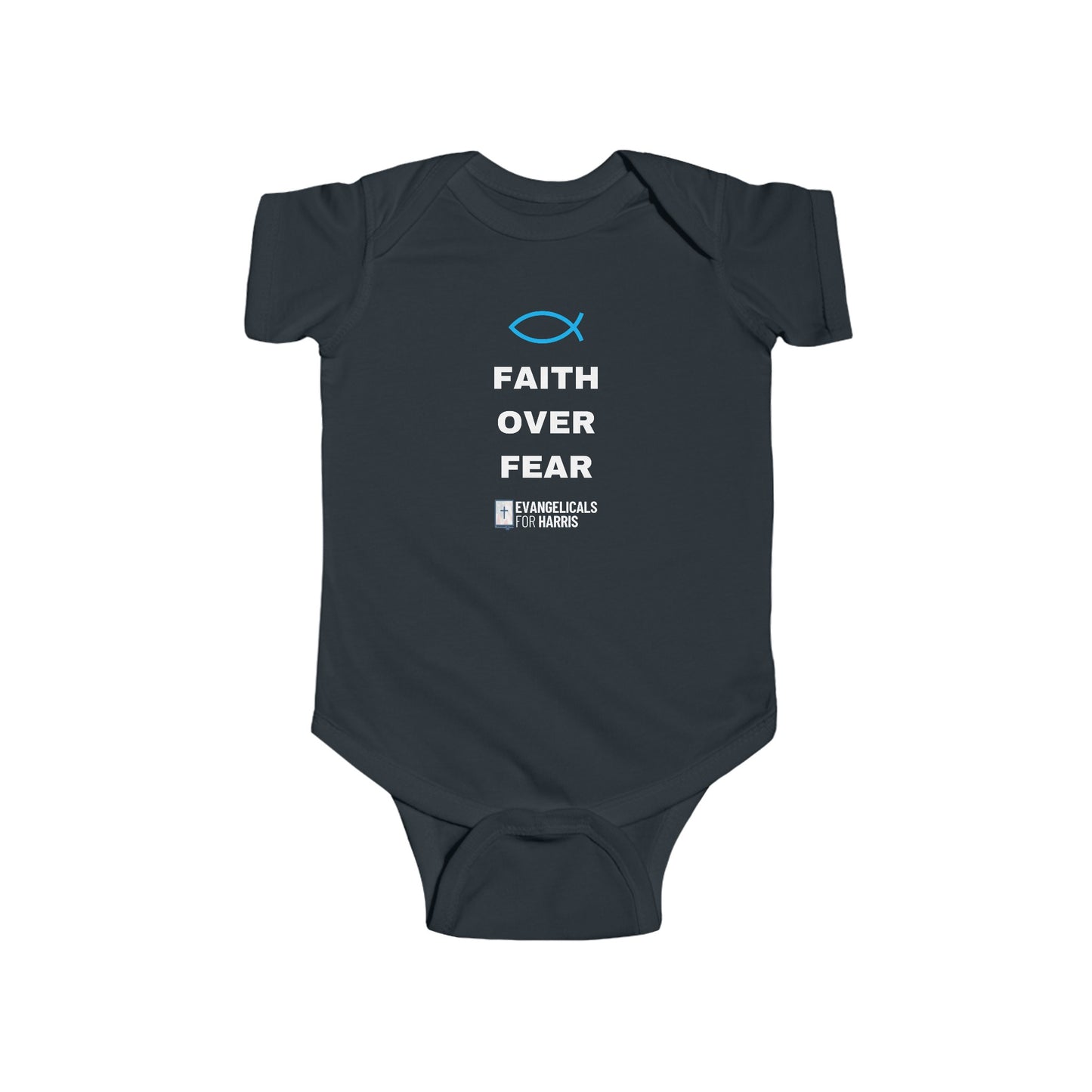 Faith Over Fear Baby Onesie