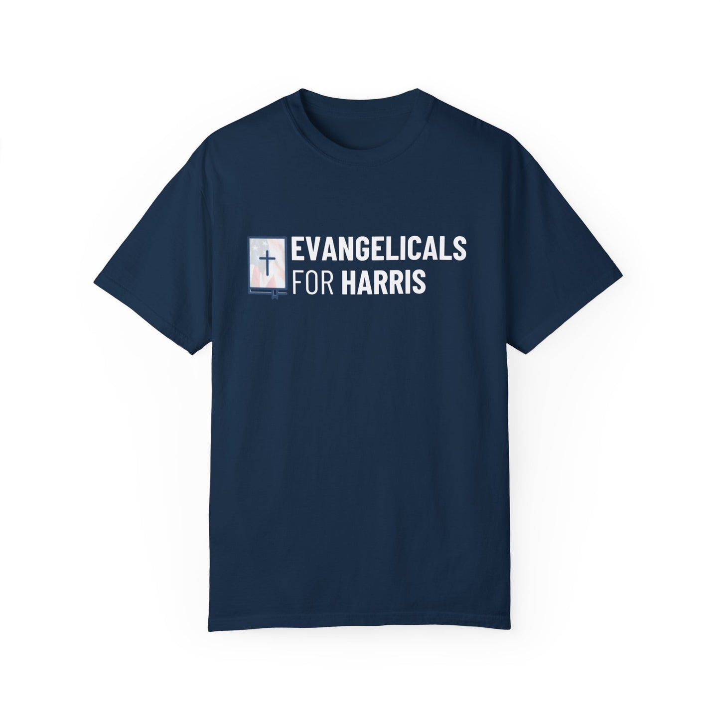 Evangelicals For Harris Logo Garment-Dyed T-Shirt