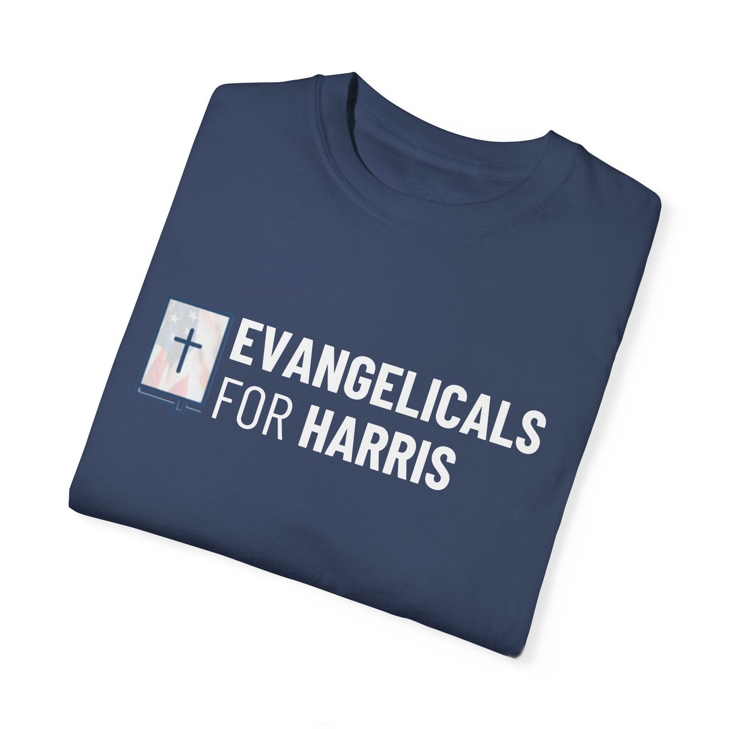 Evangelicals For Harris Logo Garment-Dyed T-Shirt