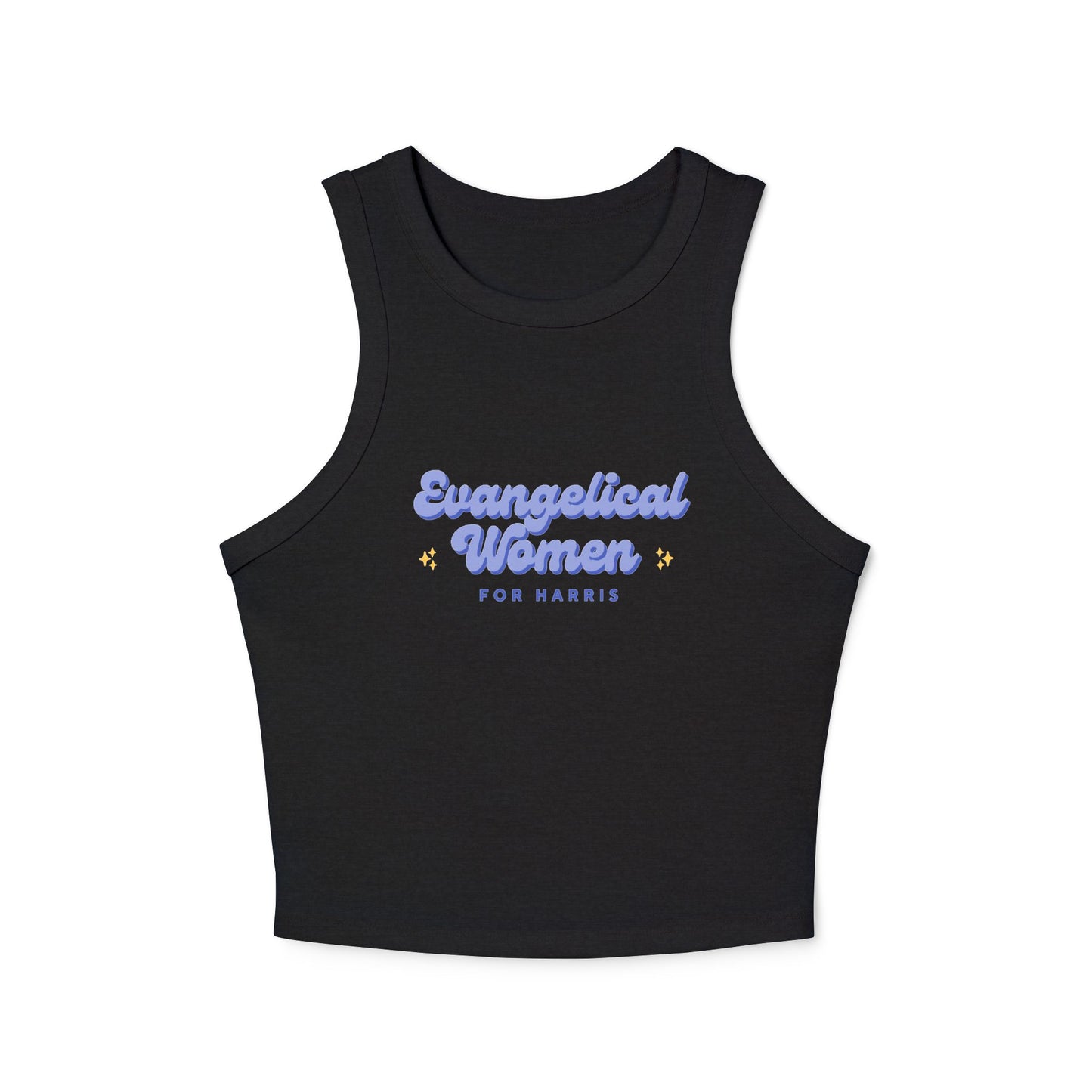 Evangelical Women For Harris Micro Rib Racer Tank Top