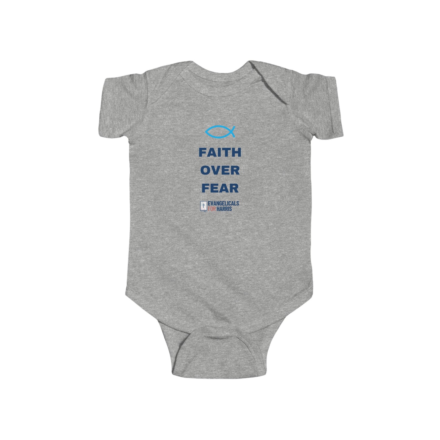 Faith Over Fear Baby Onesie