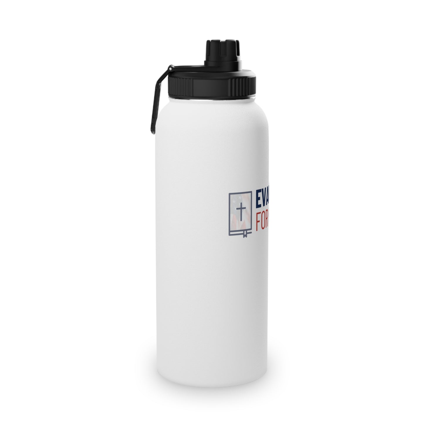 Evangelicals For Harris Steel Water Bottle (Sports Lid)