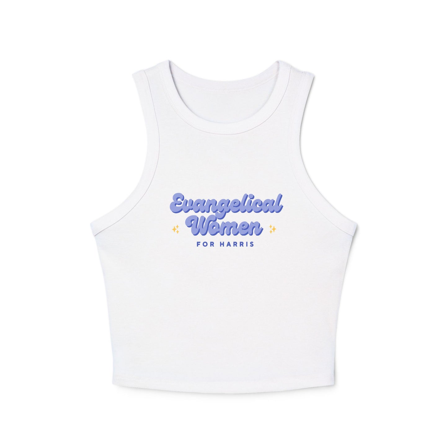 Evangelical Women For Harris Micro Rib Racer Tank Top