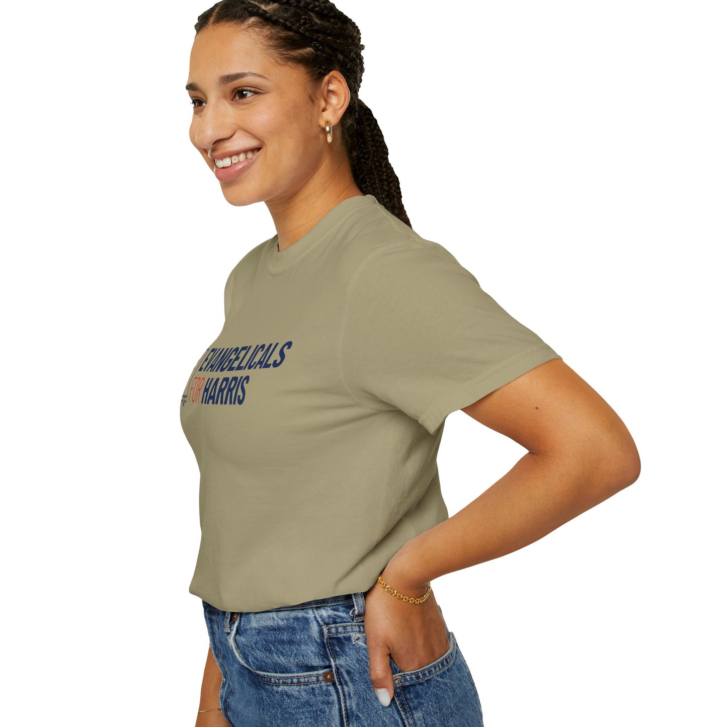 Evangelicals For Harris Logo Garment-Dyed T-Shirt