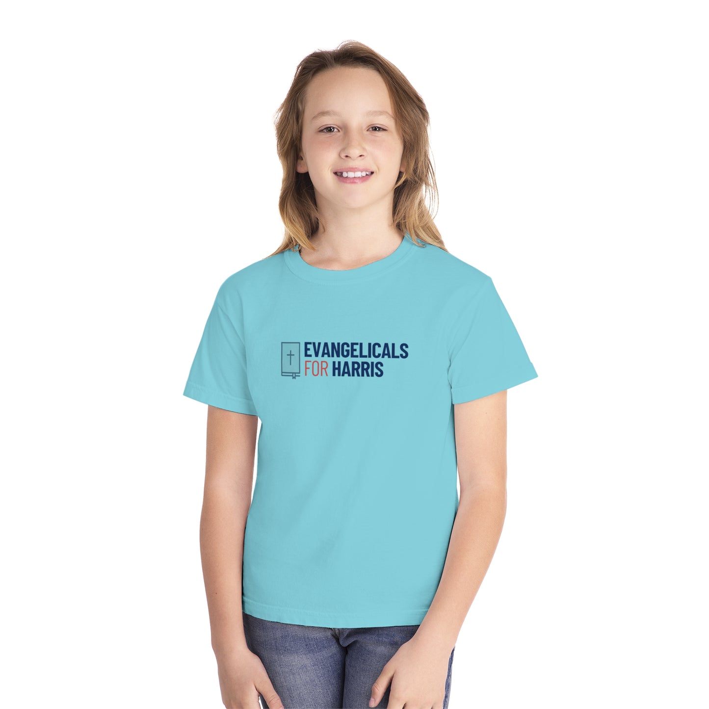 Youth Comfort Colors Unisex Evangelicals For Harris Tee