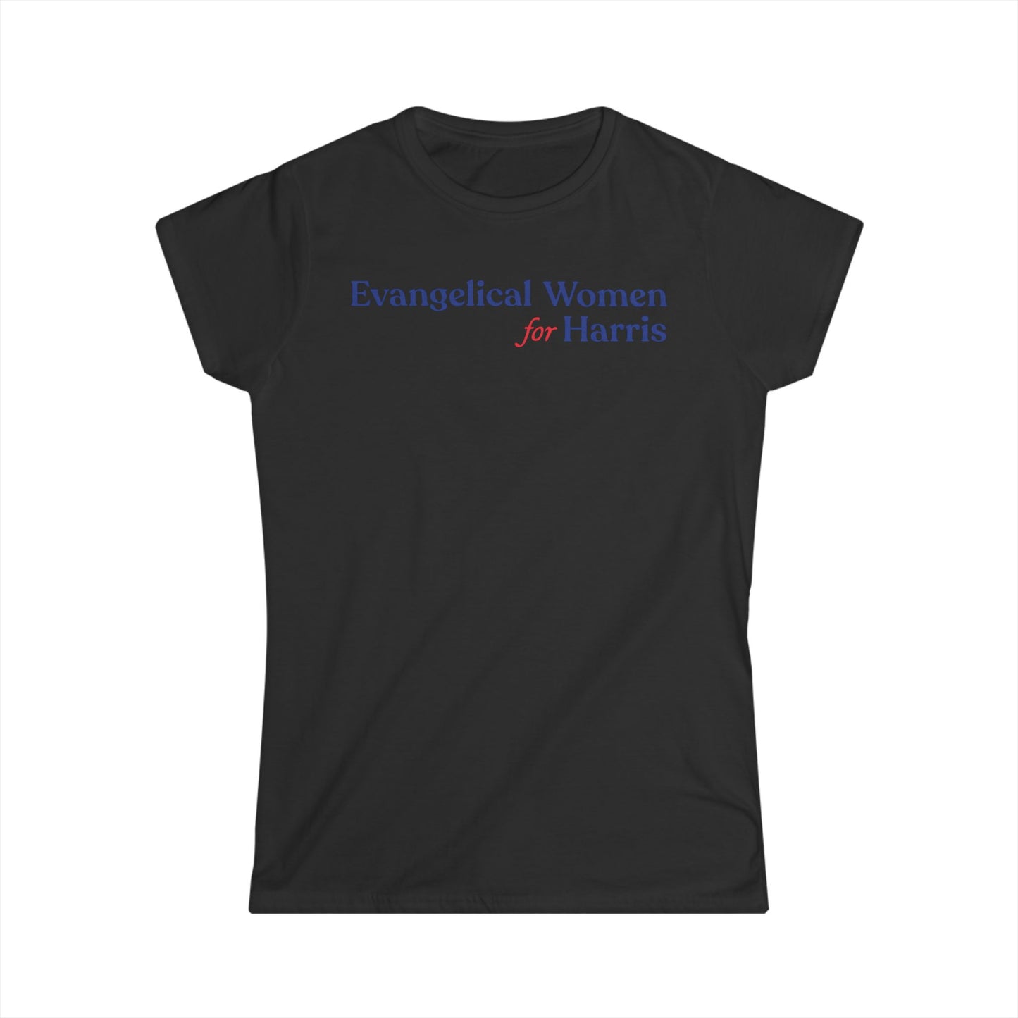 Evangelical Women For Harris Softstyle Women's Tee