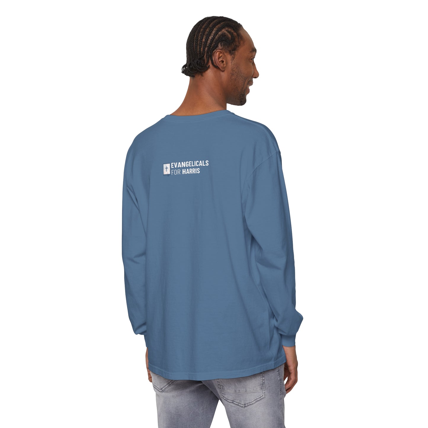 Love Thy Neighbor - Unisex Garment-dyed Long Sleeve T-Shirt