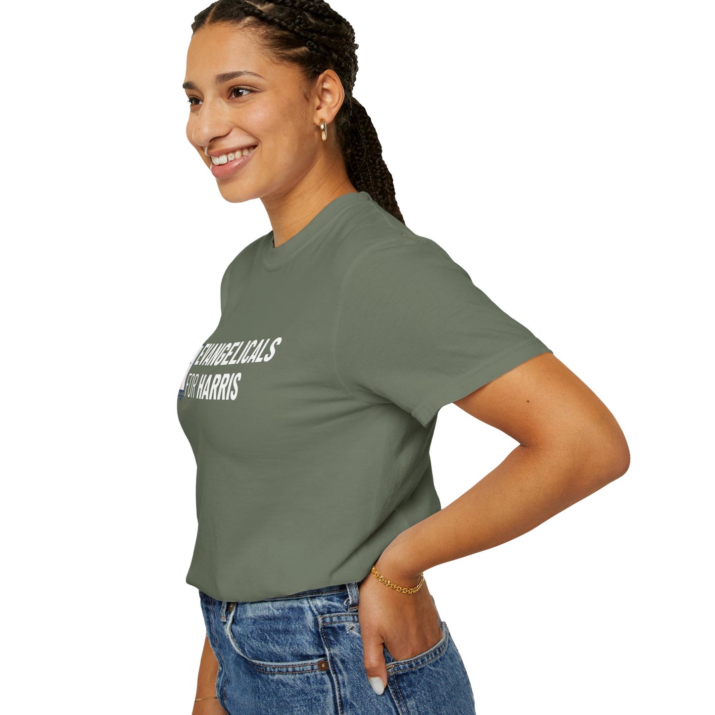 Evangelicals For Harris Logo Garment-Dyed T-Shirt