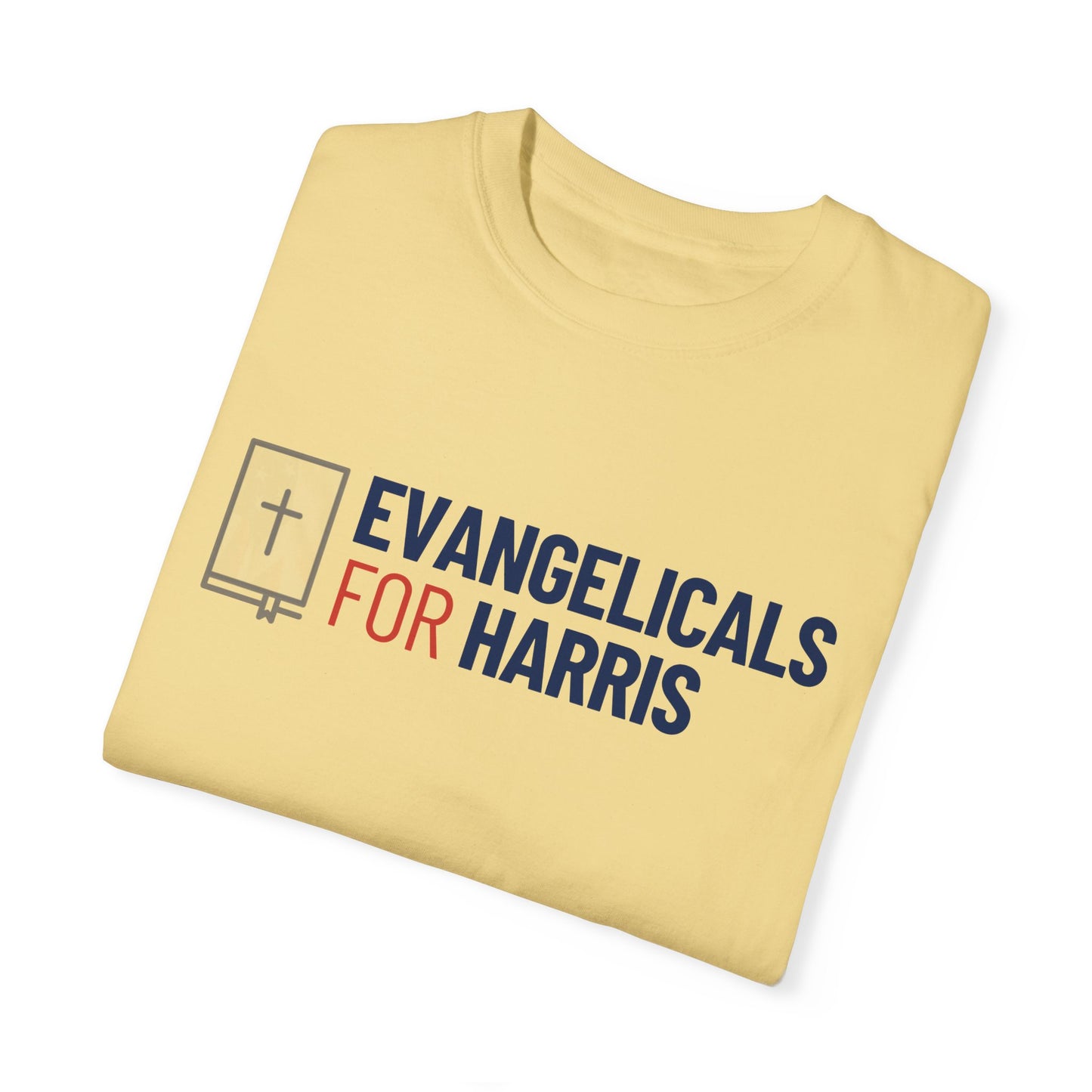 Evangelicals For Harris Logo Garment-Dyed T-Shirt