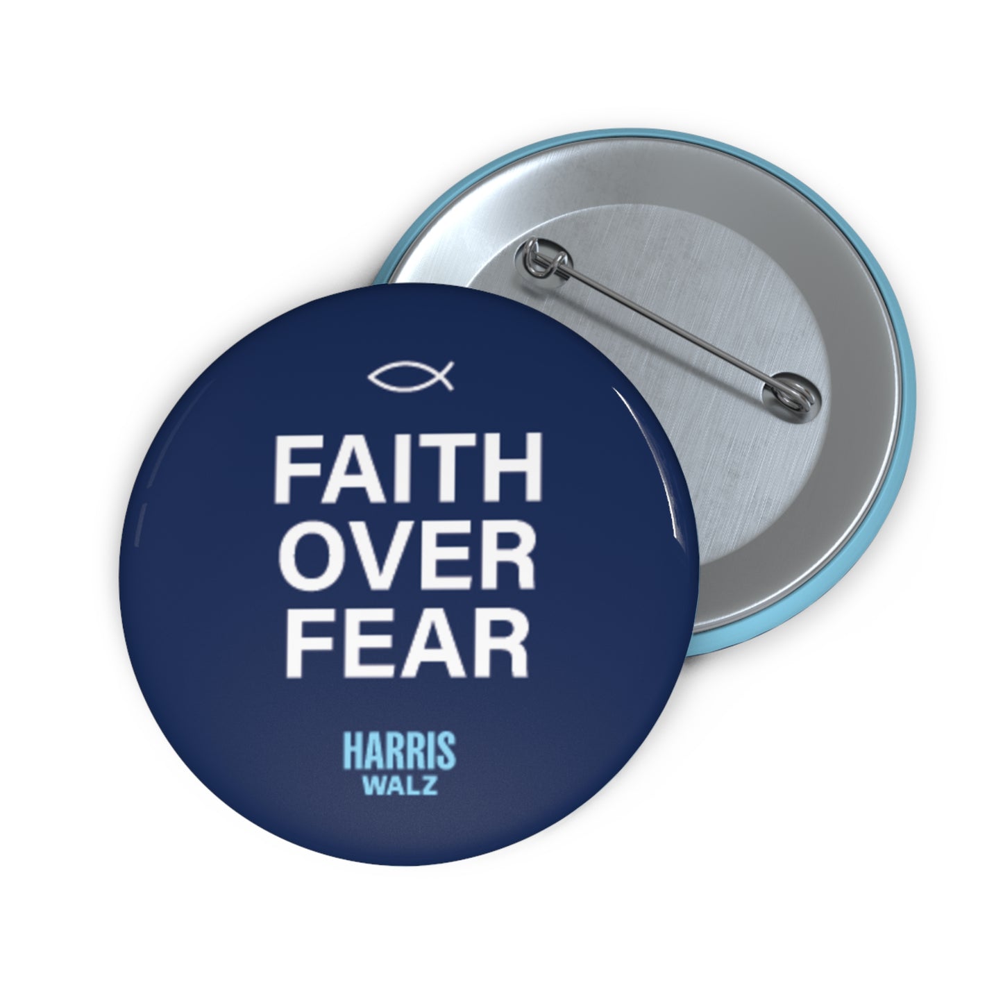 Faith Over Fear Pin