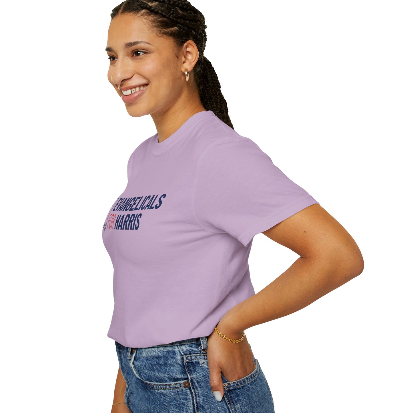 Evangelicals For Harris Logo Garment-Dyed T-Shirt