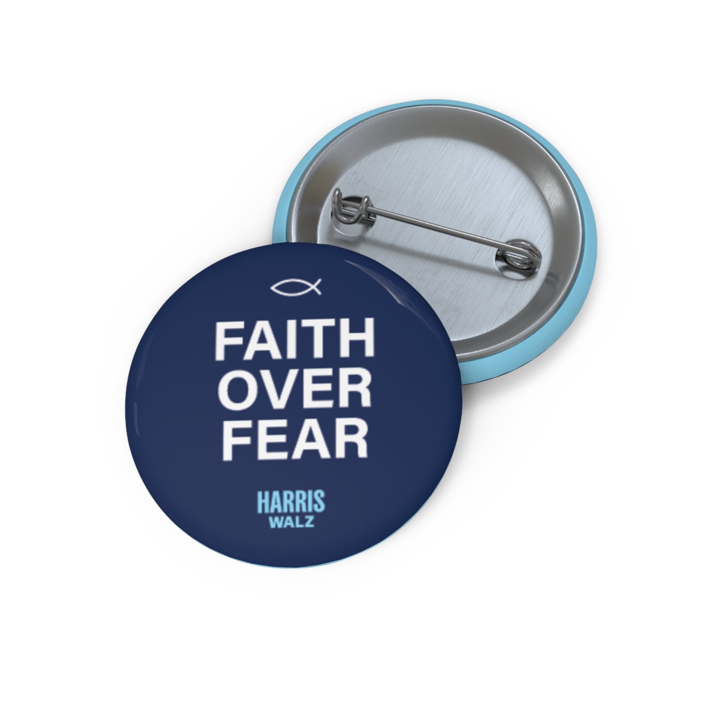 Faith Over Fear Pin