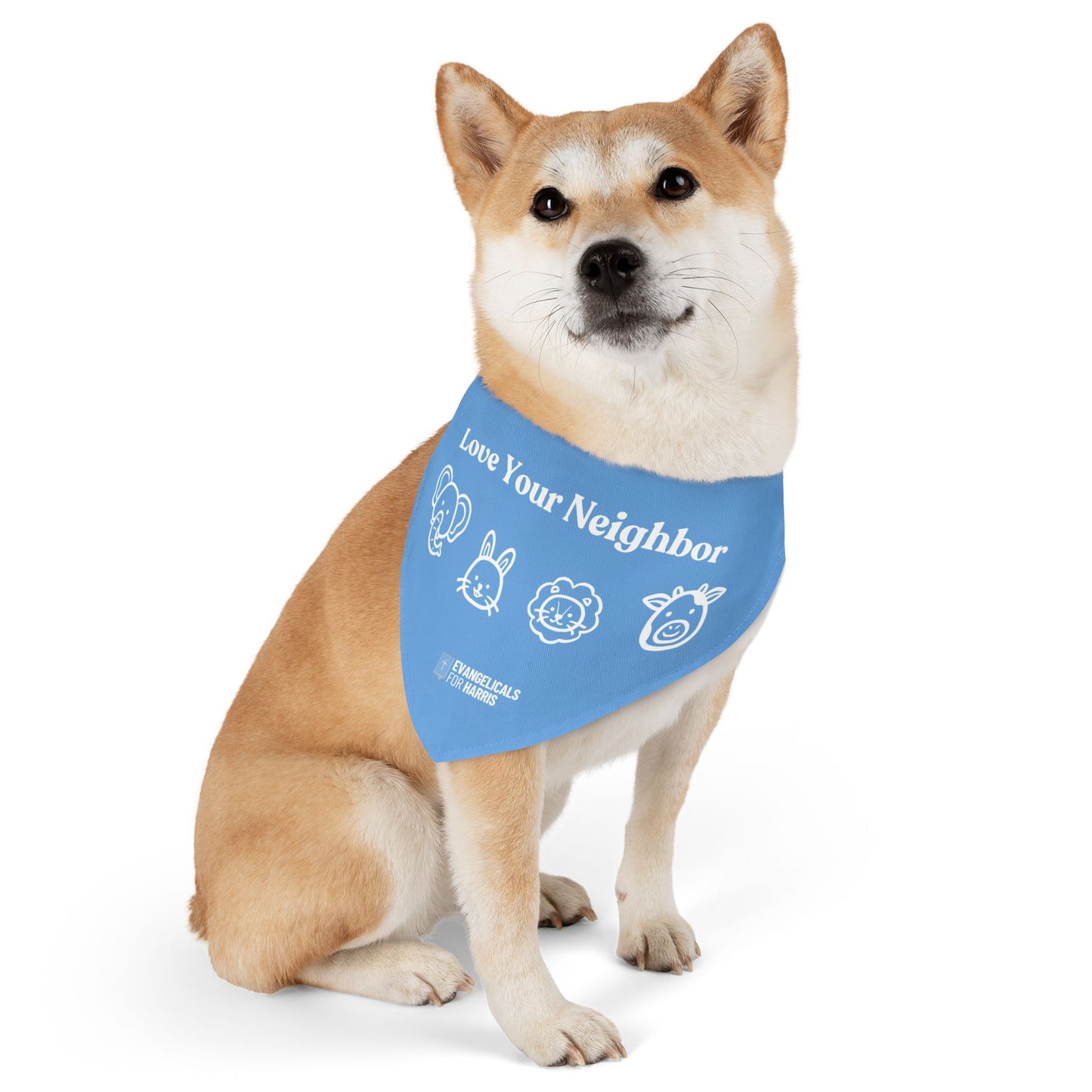 Love Your Neighbor Pet Bandana Collar