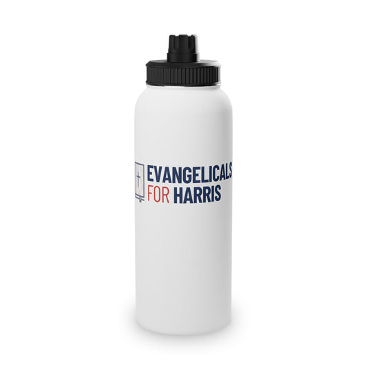 Evangelicals For Harris Steel Water Bottle (Sports Lid)