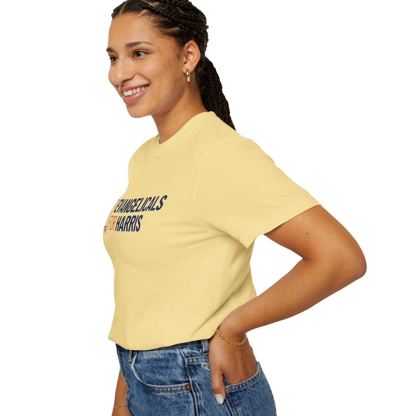 Evangelicals For Harris Logo Garment-Dyed T-Shirt