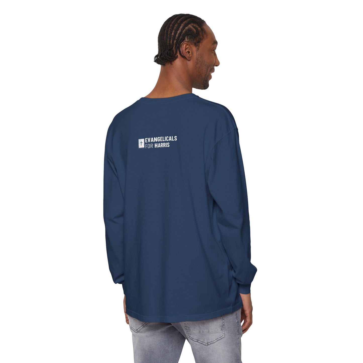 Love Thy Neighbor - Unisex Garment-dyed Long Sleeve T-Shirt