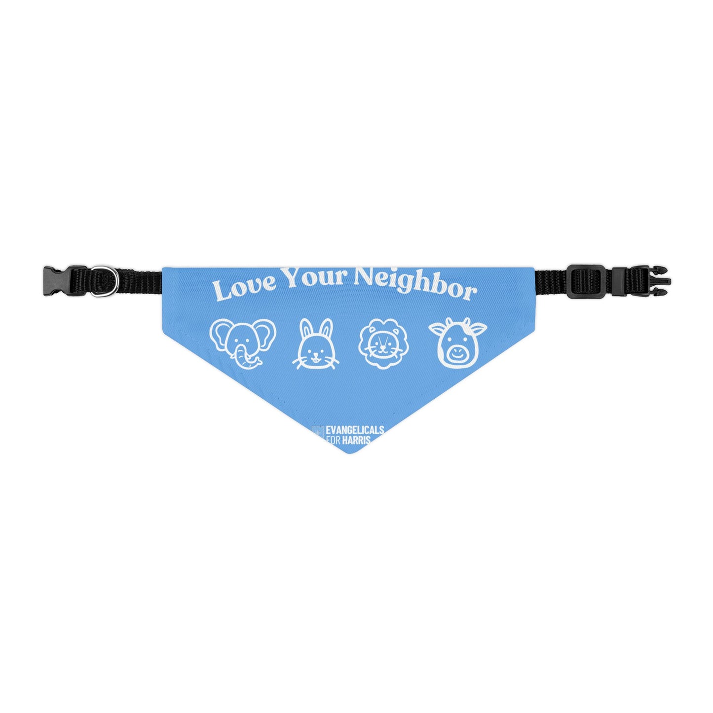 Love Your Neighbor Pet Bandana Collar