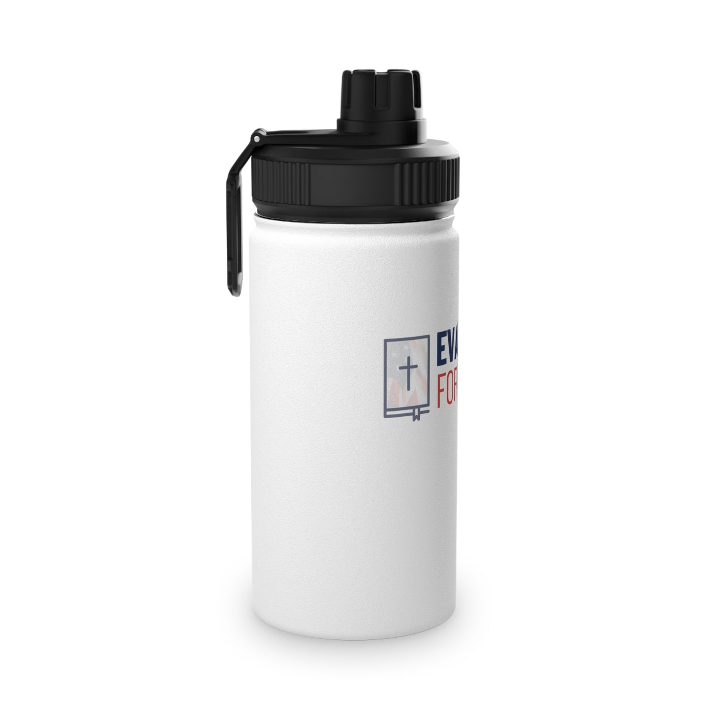 Evangelicals For Harris Steel Water Bottle (Sports Lid)