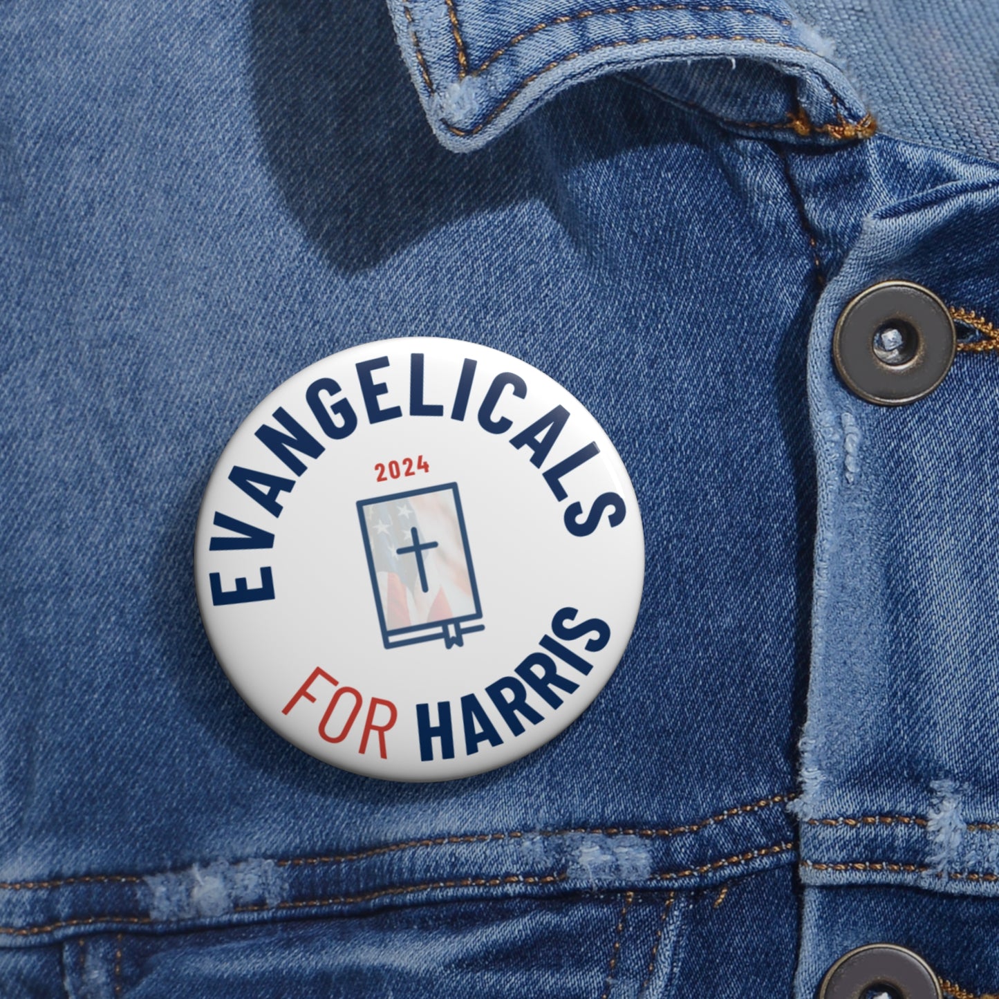 Evangelicals For Harris Pin