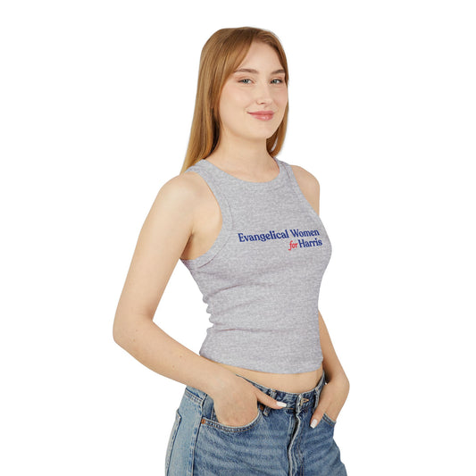 Evangelical Women For Harris Micro-Rib Racer Tank Top