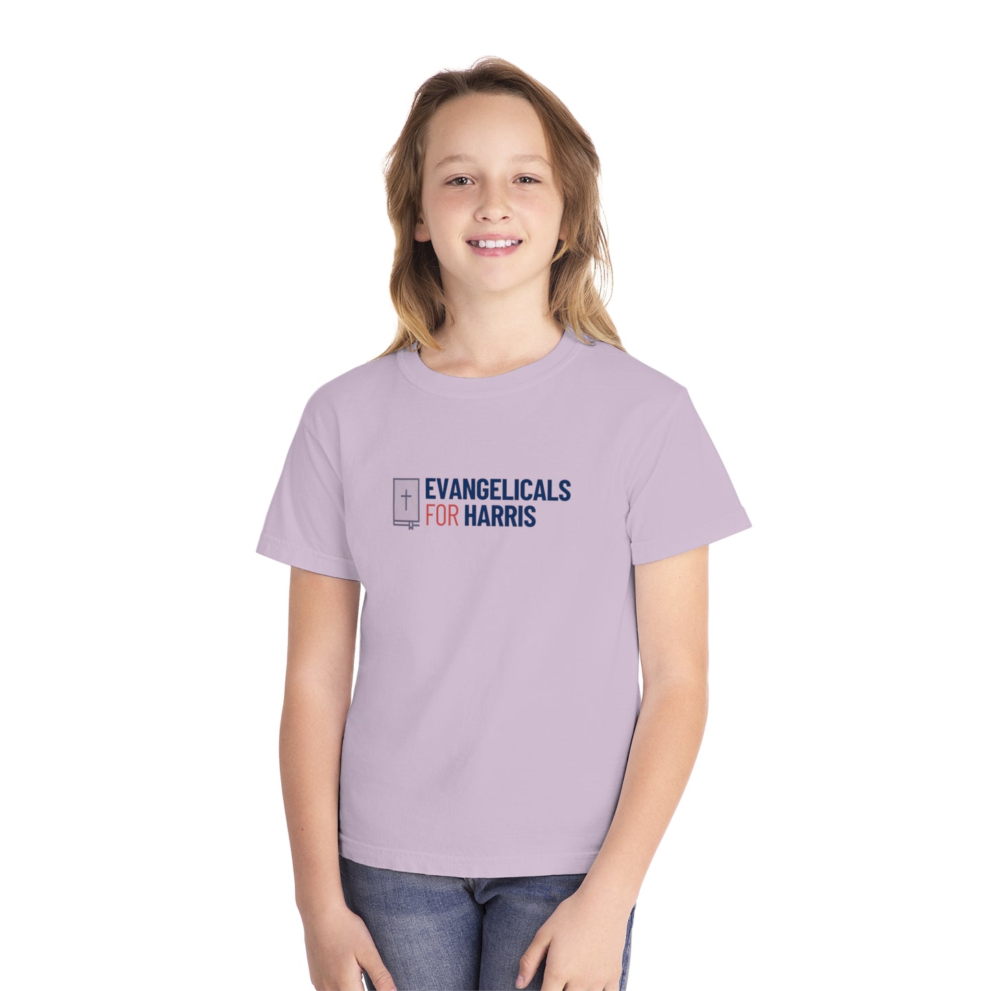 Youth Comfort Colors Unisex Evangelicals For Harris Tee