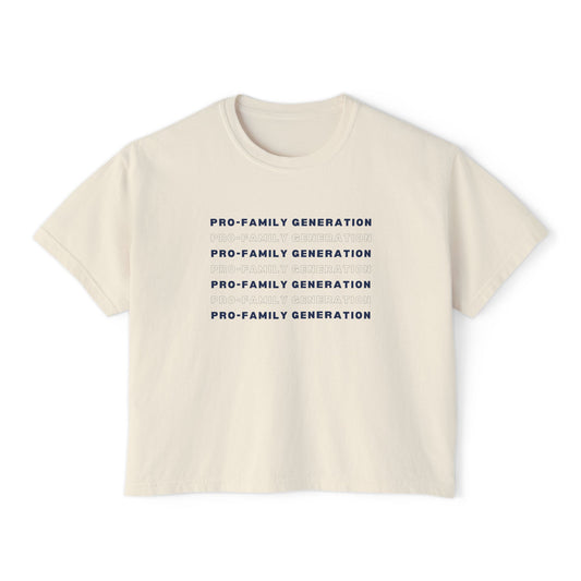 Pro-Family Generation Boxy Tee