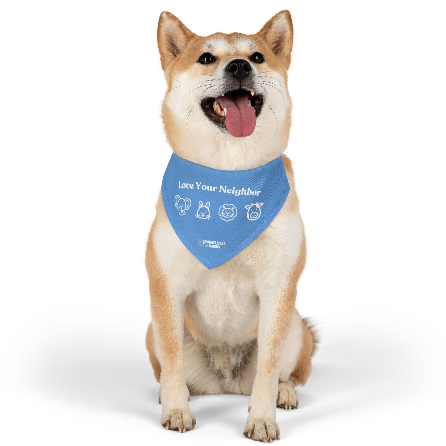 Love Your Neighbor Pet Bandana Collar