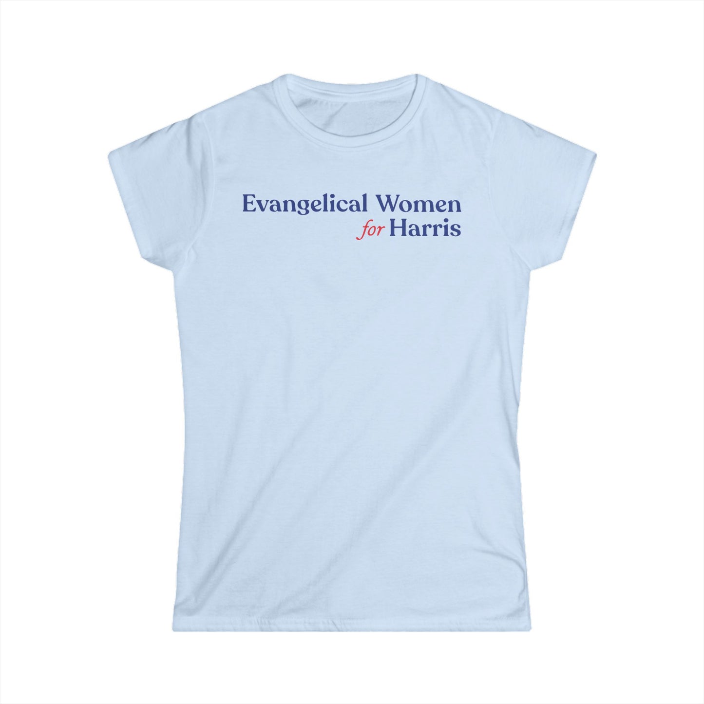 Evangelical Women For Harris Softstyle Women's Tee