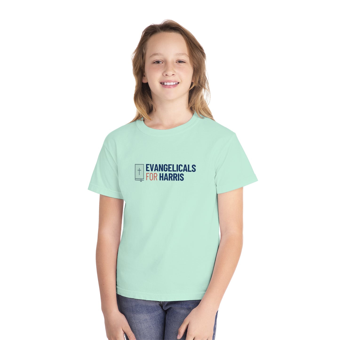 Youth Comfort Colors Unisex Evangelicals For Harris Tee