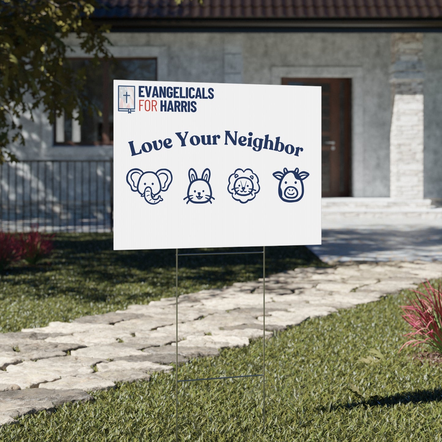 Love Your Neighbor Yard Sign