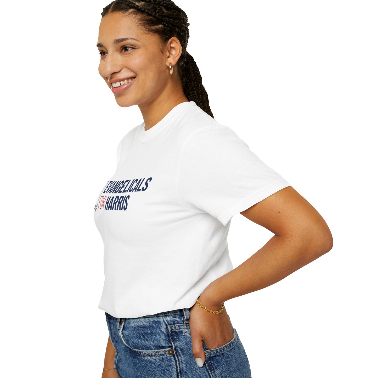 Evangelicals For Harris Logo Garment-Dyed T-Shirt