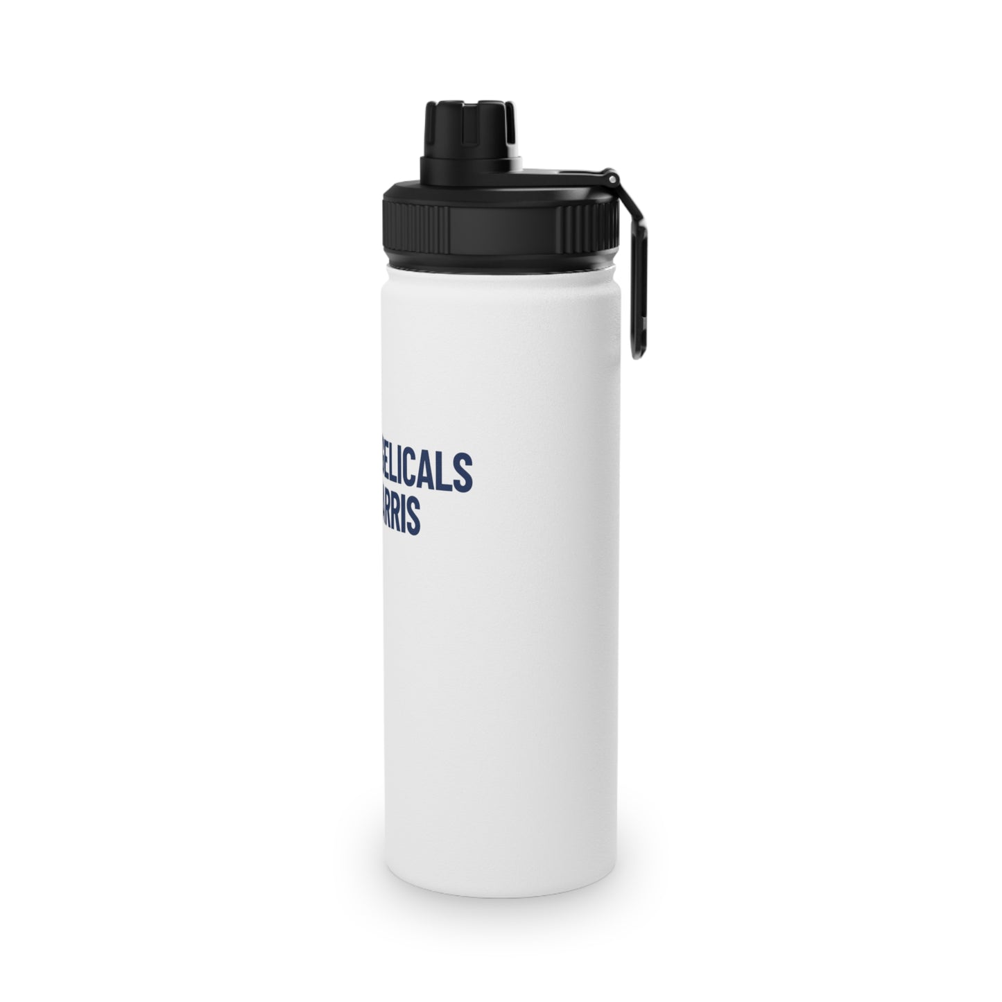 Evangelicals For Harris Steel Water Bottle (Sports Lid)