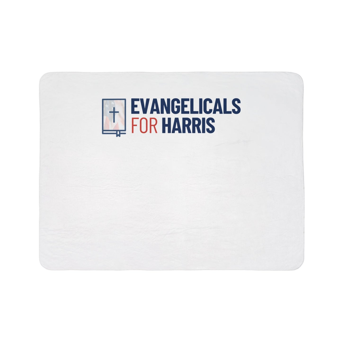 Evangelicals For Harris Fleece Sherpa Blanket