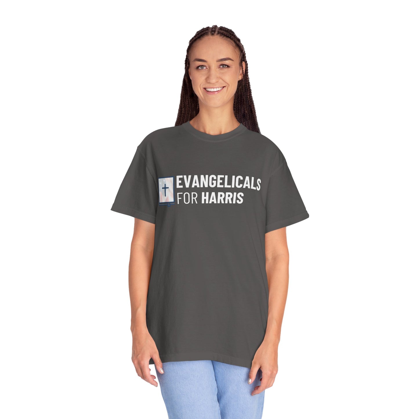 Evangelicals For Harris Logo Garment-Dyed T-Shirt